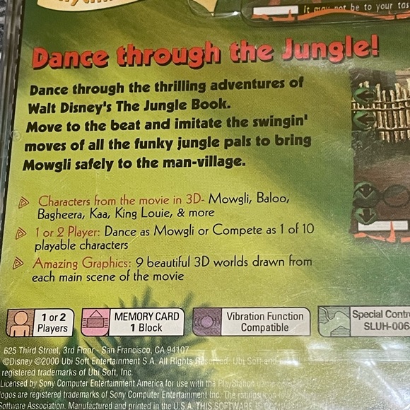 Disney’s Jungle Book For PS1. PlayStation One - Picture 2 of 6